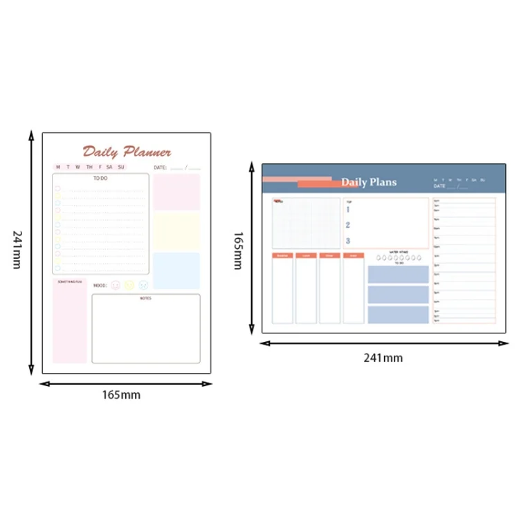 TBD06050696_B2.webp A5 120 Pages Magnetic Day Planner Sticky Note Book Tearable Notebook Management Workbook - Image 3