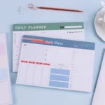 A5 120 Pages Magnetic Day Planner Sticky Note Book Tearable Notebook Management Workbook - Image 5