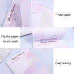 A5 120 Pages Magnetic Day Planner Sticky Note Book Tearable Notebook Management Workbook - Image 6