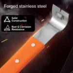 RUITOOL Stainless Steel Pry Bar Multi-Purpose Scraper Woodworking Decoration Non-Slip Nailer - Image 6