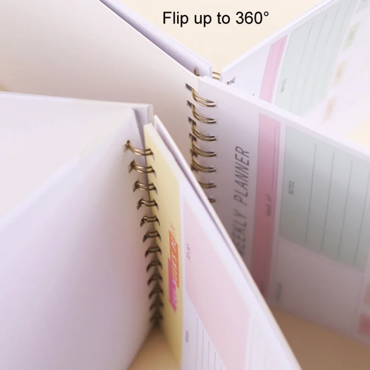 TBD06050706_B7.webp A5 Weekly Planner Notebook Waterproof Planner Coiled Clocking Memo - Image 8