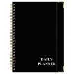 English Notebook A5 Coil Planner Work Record Time Management Agenda Book