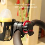 2 In 1 Skeleton Stroller Cell Phone Mug Holder Pushchair Multi-Use Bottle Rack - Image 3