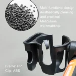 2 In 1 Skeleton Stroller Cell Phone Mug Holder Pushchair Multi-Use Bottle Rack - Image 6