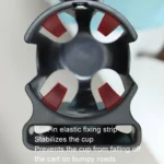 2 In 1 Skeleton Stroller Cell Phone Mug Holder Pushchair Multi-Use Bottle Rack - Image 7