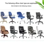 Office Chair Armrest Cover Thickened Waterproof Removable Computer Chair Handle Pads - Image 6