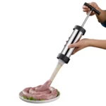 Stainless Steel Sausage Stuffer Tool Hand Operated Meat Sausage Maker - Image 4
