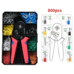 Tube-Type Cold-Pressed Terminal Block Crimping Pliers Plastic Box Set - Image 7