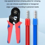 Tube-Type Cold-Pressed Terminal Block Crimping Pliers Plastic Box Set - Image 3