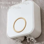 Wall-mounted Toilet Brush and Holder Set Odorless Design with Lid Bathroom Cleaning Kit - Image 5