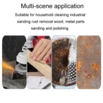 Woodworking Polishing Metal Rust Removal Wet And Dry Sponge Sandpaper - Image 8