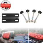 Traction Board Mounting Pins Kit Universal For 4.72"-6.69" Hole Spacing Recovery Tracks - Image 5