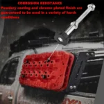 Traction Board Mounting Pins Kit Universal For 4.72"-6.69" Hole Spacing Recovery Tracks - Image 6