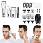 3pcs /Set Men Home Hair Salon High-power Hair Clipper - Image 8