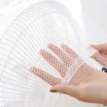 Children Anti-Pinch Hand Fan Cover All-around Fan Dustproof Mesh Cover - Image 3