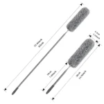 Stainless Steel Telescopic Bendable Household Duster - Image 3