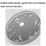 S-1090 IPX7 Waterproof 8D Portable LED Digital Display Round Electric Shaver - Image 7