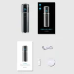 S-1090 IPX7 Waterproof 8D Portable LED Digital Display Round Electric Shaver - Image 9