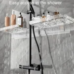 Punch-Free Bathroom Faucet Shelf Home Bathroom Vanity Storage Stand - Image 8