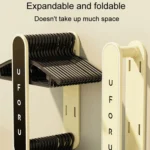 Retractable Clothes Rack Organizer Multifunctional Household Hole-Free Balcony Storage Shelf - Image 6