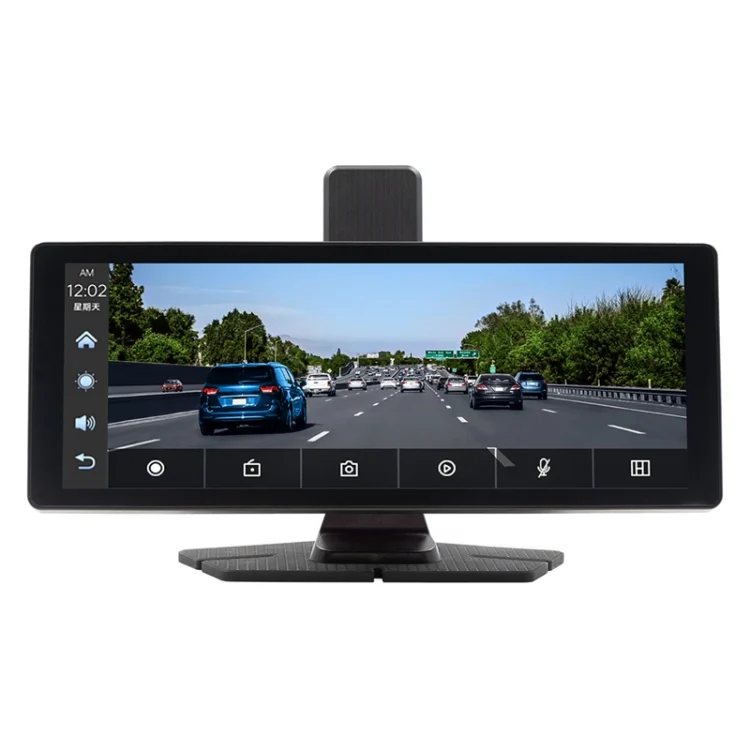 Car Bluetooth Portable DVR Monitor Support Carplay/Android Auto