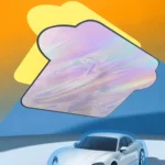 Car Laser Front Windshield Sun Protection Heat Insulation Sunshade - Image 2
