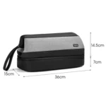 For Dyson Baona BN-DS005 Large-capacity Double-layer Hair Dryer Curling Iron Storage Bag - Image 2