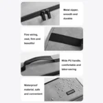 For Dyson Baona BN-DS010 Large Capacity Waterproof Hair Dryer Storage Bag - Image 6