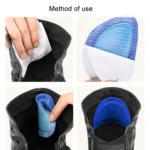 1pair Sneakers Martin Boots Anti-Abrasion Heel Stickers Heel Invisible Self-Adhesive Shoe Stickers - Image 8