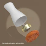 Acupuncture Stone Electric Hot Compress Vibrating Massager Whole Body Universal 9-speed Adjustable Gua Sha Apparatus - Image 7