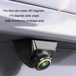 360-degree Adjustable Three-control Metal Fisheye Reversing Camera - Image 7