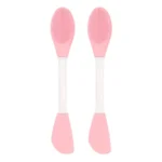 2pcs Dual Head Silicone Face Mask Brush Face Cleansing Massage Brush Mud Mask Applicator