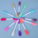 2pcs Dual Head Silicone Face Mask Brush Face Cleansing Massage Brush Mud Mask Applicator - Image 3