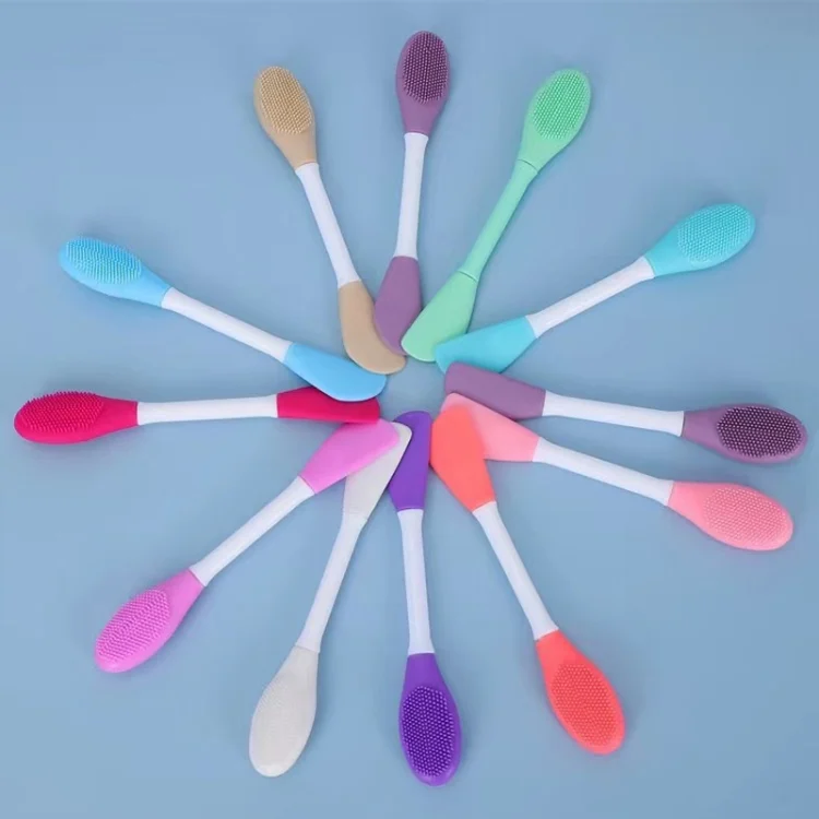 TBD06050928_B2.webp 2pcs Dual Head Silicone Face Mask Brush Face Cleansing Massage Brush Mud Mask Applicator - Image 3