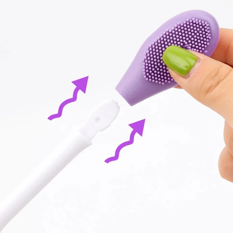 TBD06050928_B6.webp 2pcs Dual Head Silicone Face Mask Brush Face Cleansing Massage Brush Mud Mask Applicator - Image 7