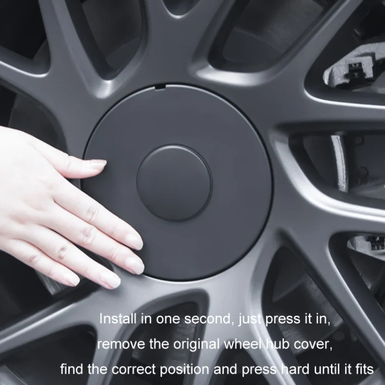 TBD06050935_B3.webp For 2024 Tesla Model 3 4pcs /Set Wheel Center Cover Modification Accessories - Image 4