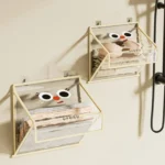 Bathroom Hanging Bag Foldable Transparent With Lid Waterproof Clothes Socks Storage Bag - Image 2