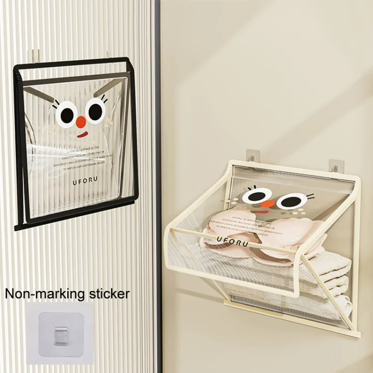 TBD06050936_B3.webp Bathroom Hanging Bag Foldable Transparent With Lid Waterproof Clothes Socks Storage Bag - Image 4
