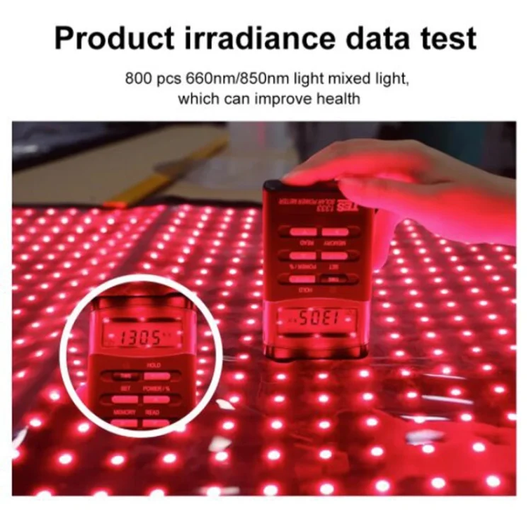 TBD06050955_B6.webp 360 LED Beads Red Light Physical Therapy Waist Pad Infrared Fitness Light Therapy Pad - Image 7