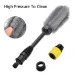 Wheel Hub Brush High Pressure Water-through Soft Bristle Cleaning Brush - Image 4