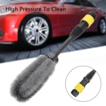 Wheel Hub Brush High Pressure Water-through Soft Bristle Cleaning Brush - Image 5