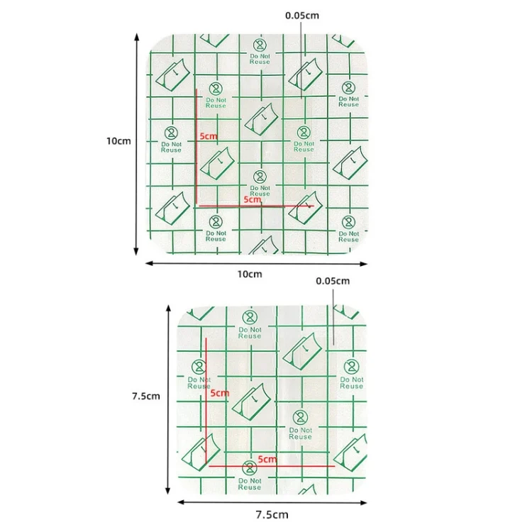 TBD06050982_B2.webp Square Hydrocolloid Dressing Tape Heel Self-Adhesive Blister Patch - Image 3