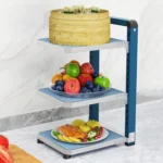 Adjustable Kitchen Pot Rack Household Multifunctional Folding Organizer - Image 9