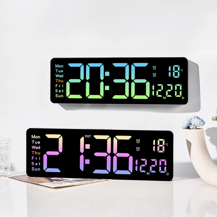 TBD06051002_B9.webp 5526 LED Digital Display Electronic Wall Clock Multifunctional Countdown Alarm Clock - Image 10