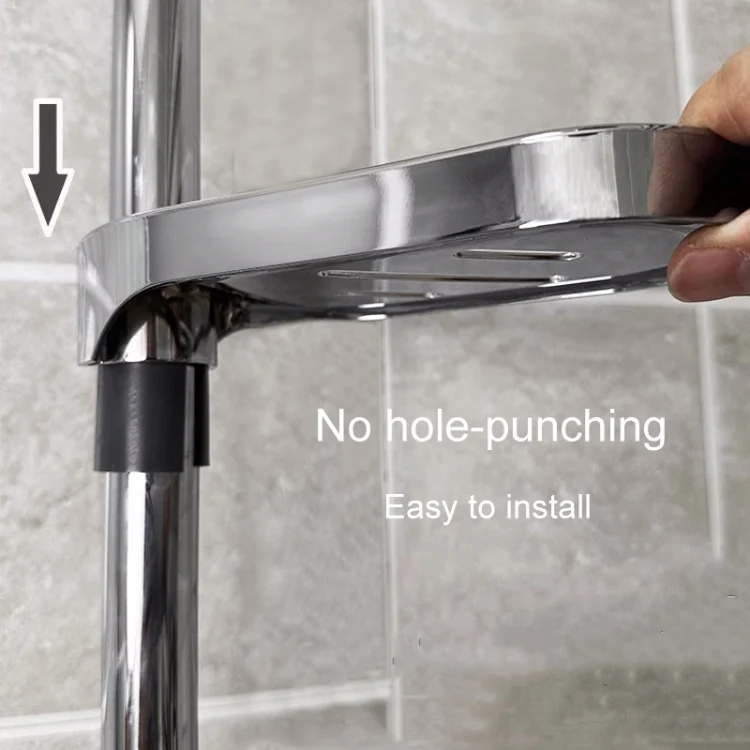 TBD06051015_B2.webp Household Bathroom Shower Soap Holder Laboratory Drainage Organizer - Image 3