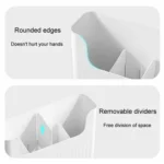 Kitchen Cabinet Door Cling Film Organizer Household Wall Mounted Refrigerator Side Shelf - Image 4