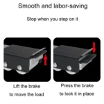 1pair Household Washing Machine And Refrigerator Fixed Non-Slip Universal Wheel Bracket Base - Image 5