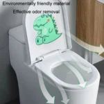 4pcs Bathroom Toilet Deodorant Stickers Felt Cute Cartoon Aromatherapy Decorative Wall Stickers - Image 5