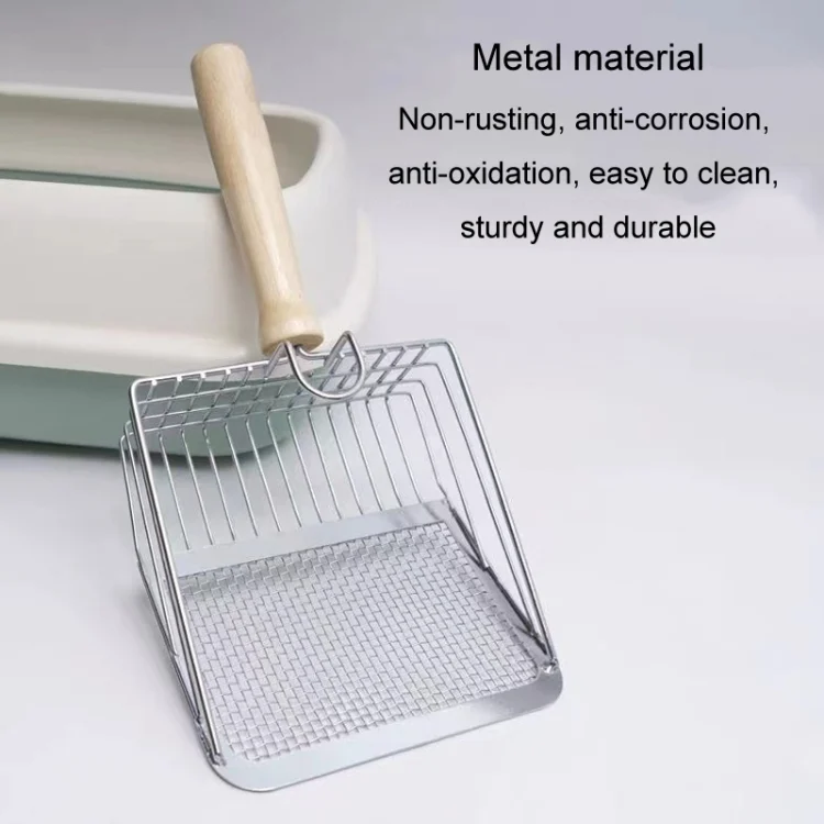 TBD06051051_B2.webp Metal Cat Litter Scoop Partition Filter Shovel Pet Care Cleaning Tool - Image 3