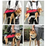 Dog Carrier Backpack Horizontal Four-legged Carrying Bag For Outdoor Riding - Image 3